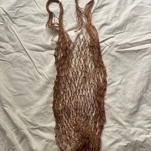 Vintage Brown Net Bag